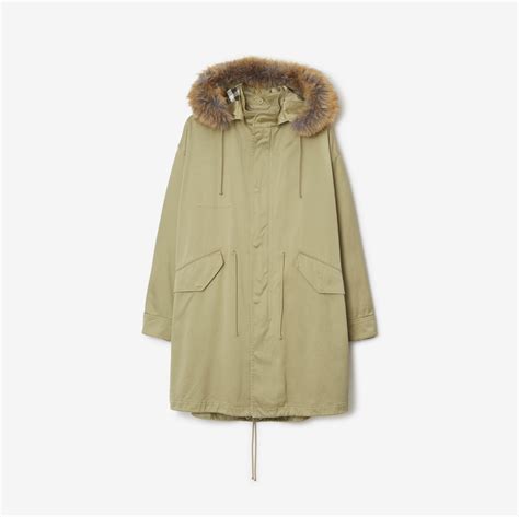 burberry faux fur hooded jacket|Burberry brit anorak jacket.